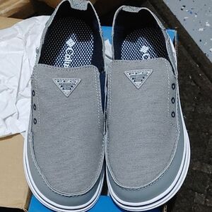 Columbia Kids Youth Bahama Gray/Navy  Shoes Size 4Youth